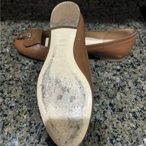 Longchamps leather ballerina flats - Picture 10 of 10